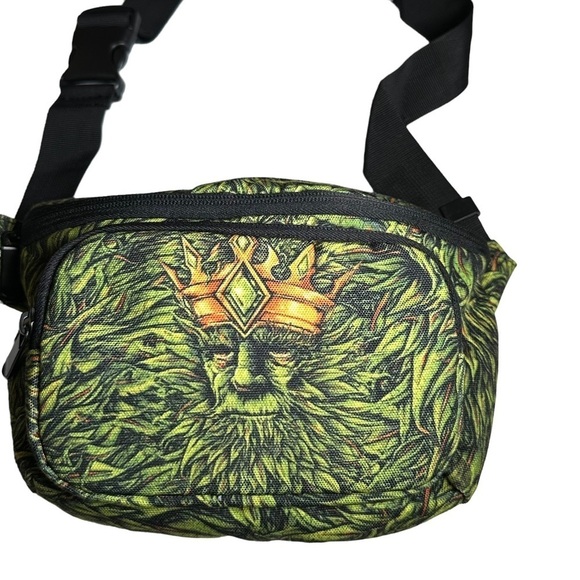 Emerald Harvest Chronic King Crossbody Bag Fanny Pack - Picture 3 of 13